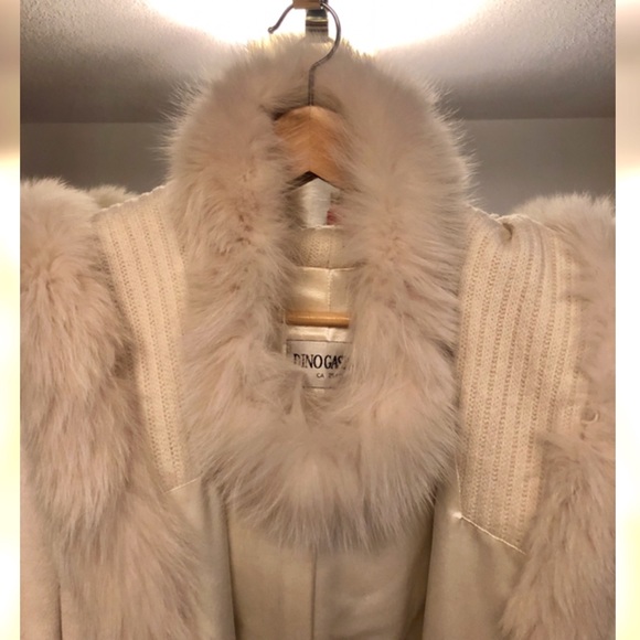 100% Mink Fur Coat & Angora Headband Accessory - Picture 5 of 8